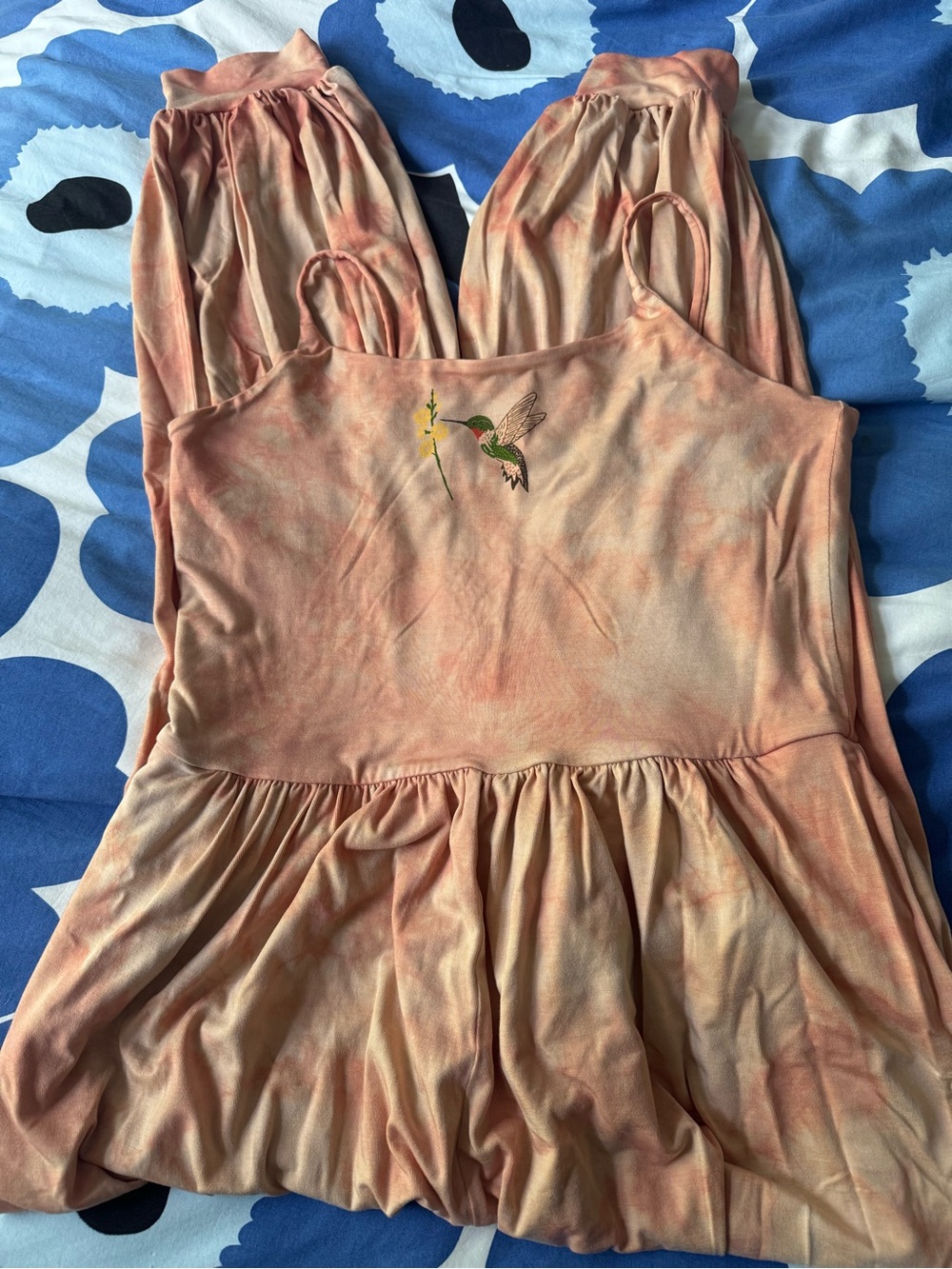 Purusha People hummingbird genie jumpsuit